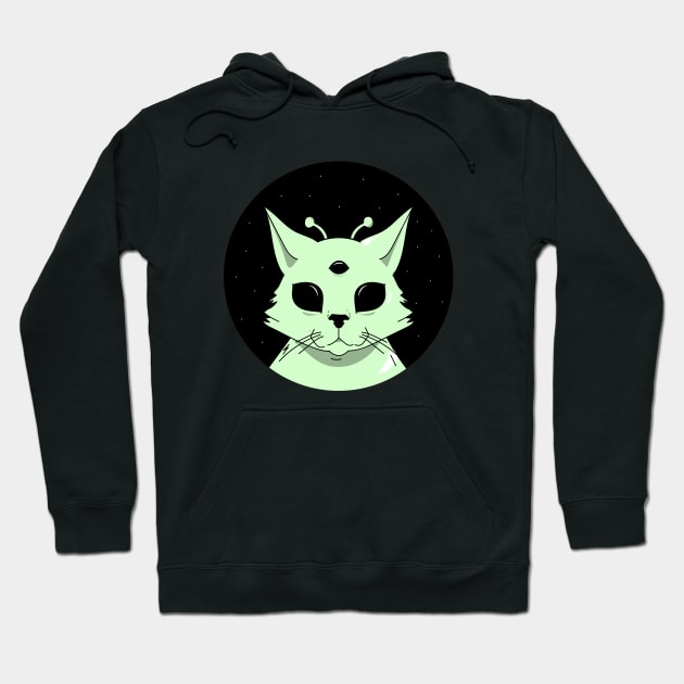 Alien Cat Hoodie by Red Rov